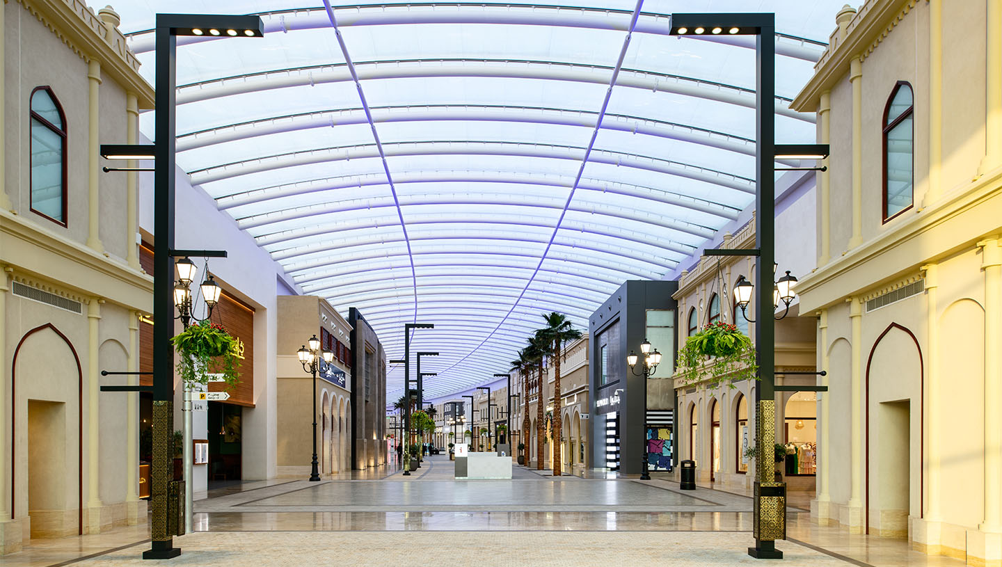 Bellevue by Luminis illuminates interior pathway of mall